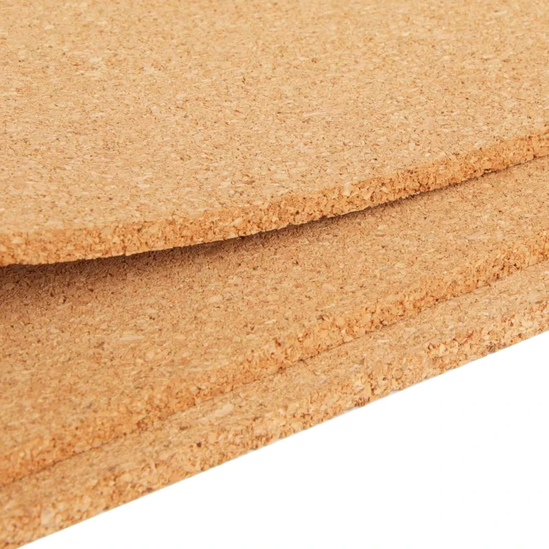 High-Density Natural 9mm Cork Sheet Versatile Plain Composition Bulletin Panel Cork Sheet Boards