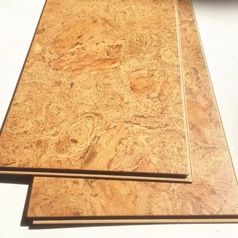 High Density Silent Popular Custom Size Soundproof Cork Board Comfortable Cork Tiles Cork Flooring