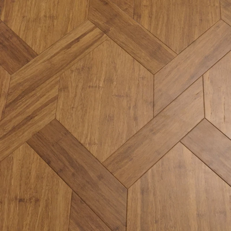High Density and Durable Engineered Bamboo Flooring Parquet 15mm Natural Hardwood Floor for Indoor Use