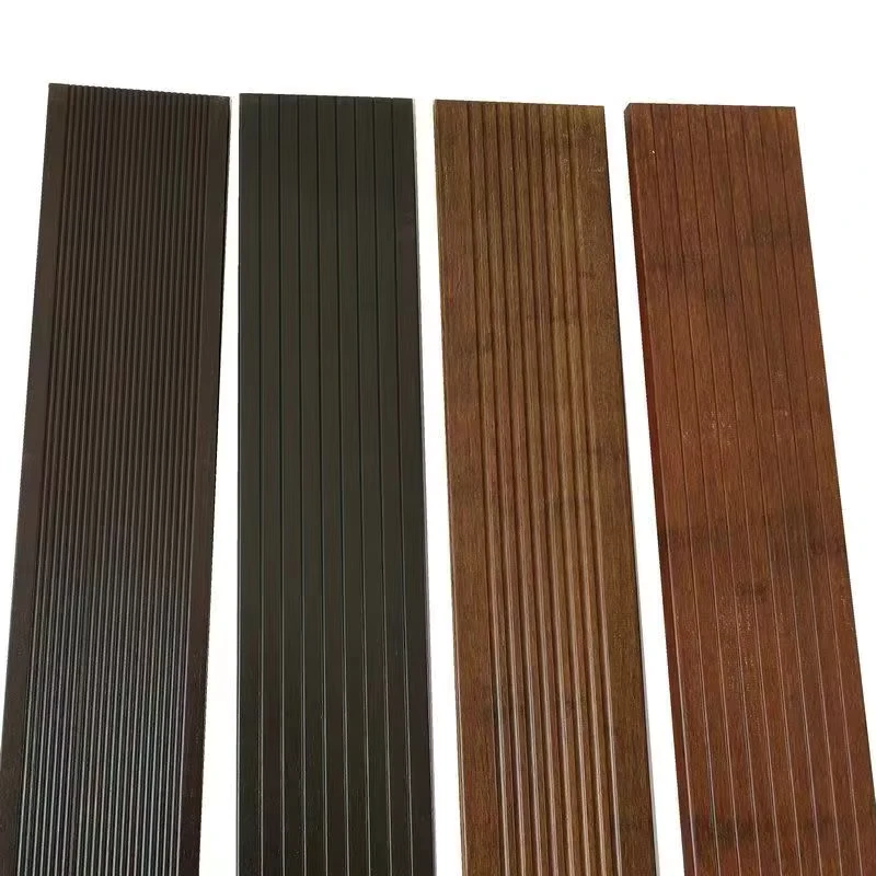 High-Durability Heavy-Duty Modern Bamboo Wood Decking Fireproof Water-Proof Click Outdoor Terrace Garden Park Boardwalk