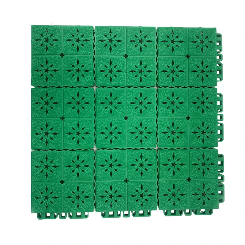 High Elasticity Soft Plastic Interlocking Floor Tiles for Professional Sports Performance