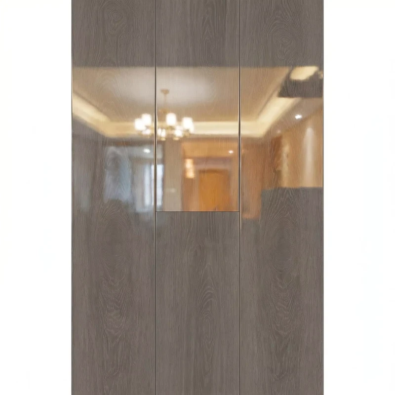 High Gloss 8mm Laminated Wood Flooring E0 Grade Mirror Finish Waterproof Oak Timber Wood Floor