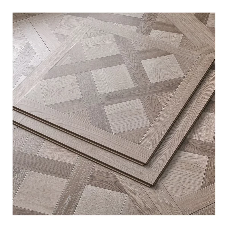 High Gloss AC3 Hybrid Wood Parquetry Engineered Laminate Flooring Laminate Flooring for Indoor Room Use