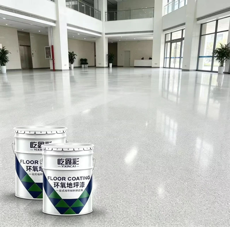 High Gloss Beautiful Texture Epoxy Colored Sand Self Leveling Floor for Villa Showroom and Exhibition Hall