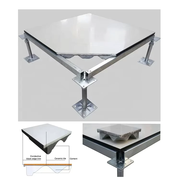 High Laminate Ceramic Tile Anti Static Raised Floor