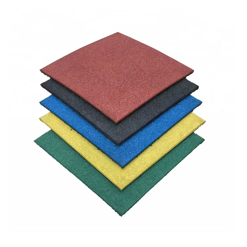 High Quality 1 5cm Thickness Noiseproof Rubber Gym Floor Mat Protective Sports Flooring for Fitness Sports Gym Use