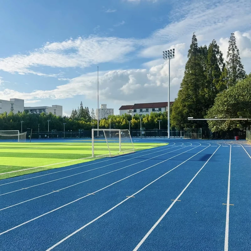 High Quality 13mm All-Weather Polyurethane Running Track Eco-Friendly Shock Absorption Factory Direct Athletic Sports Flooring
