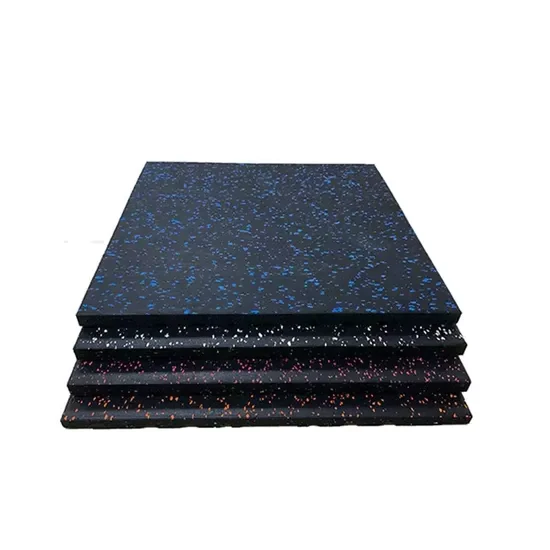 High Quality 20mm Thick Rubber Floor Mats 1.5mm Coating Wear Resistant Anti slip for Fitness Gyms Sports Courts Noise Reduction