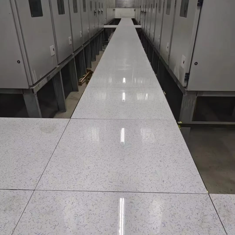 High Quality 600X600 Anti Static Floor Tiles Network Ceramic Floor Raised Access Antistatic Tiles for Computer Rooms