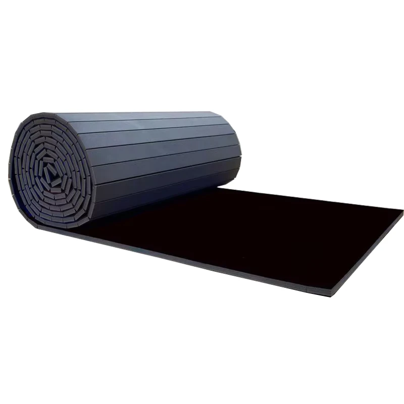 High Quality Carpet Bonded Foam Roll Mat Cheerleading Mat Gymnastic Tumbling Floor for Training or Competition