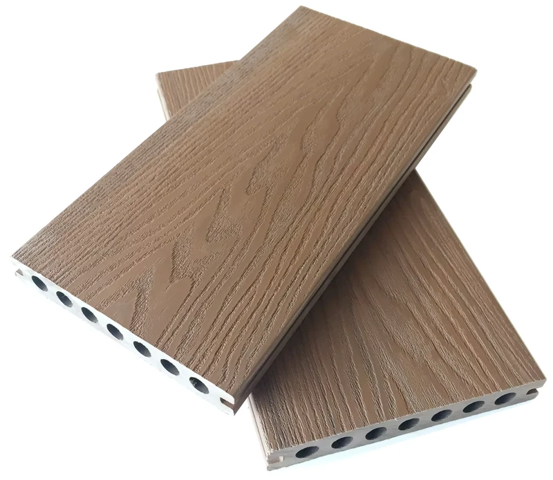 High Quality Co extrusion WPC Decking Modern Exterior Waterproof Anti Slip Eco Friendly Composite Decking
