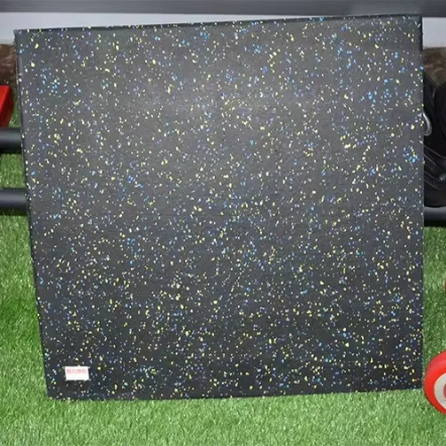 High Quality Commercial Anti Slip Gym Sports Equipment High Grade Compound Rubber Mat Flooring Tiles for Fitness Flooring