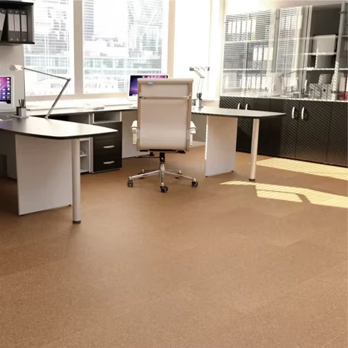 High Quality Customized Cork Flooring Tiles Sheets Eco friendly Natural Cork with Heat and Sound Insulation