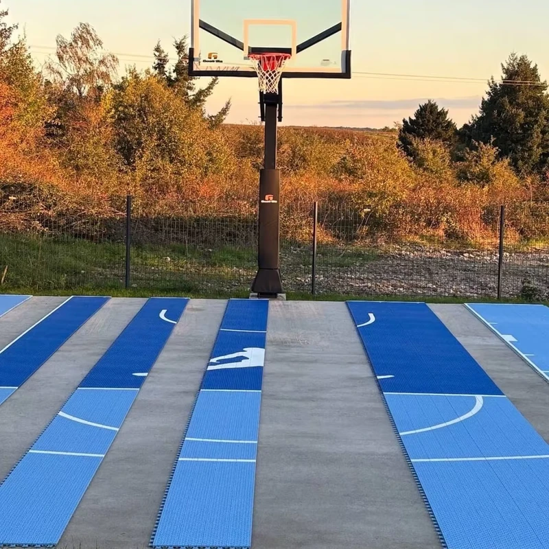 High Quality Durable Anti-skidding Easy to Clean Interlocking Basketball Court Floor for Indoor and Outdoor Sports Flooring