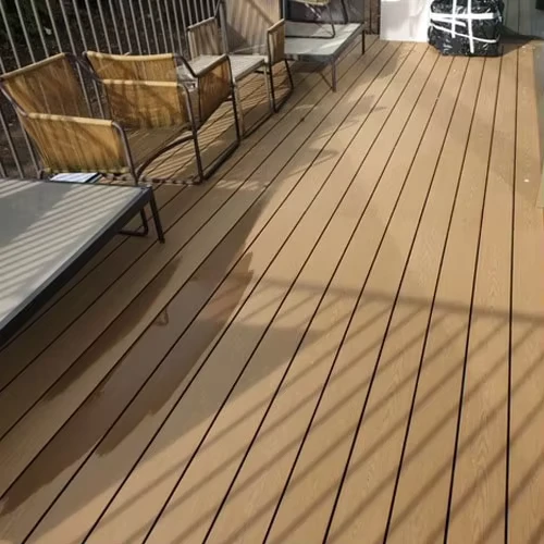 High Quality Durable Exterior WPC Decking Anti Slip Waterproof Eco Friendly Outdoor Patio Decking