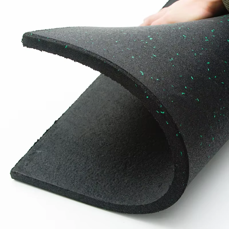 High Quality Duty Anti Skid Shockproof Wear-resistant Anti Electric Rubber Floor Mat Protective Flooring for Gym