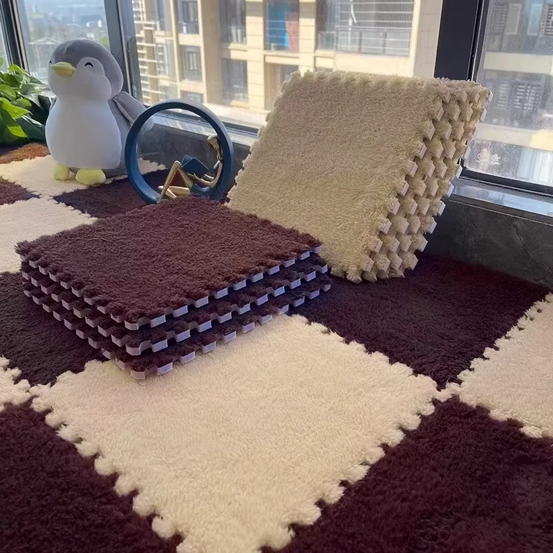High Quality EVA Foam Interlocking Fitness Cushion Mat Protective Floor Tiles for Home Gym Indoor Fitness Plush Bedside Mat