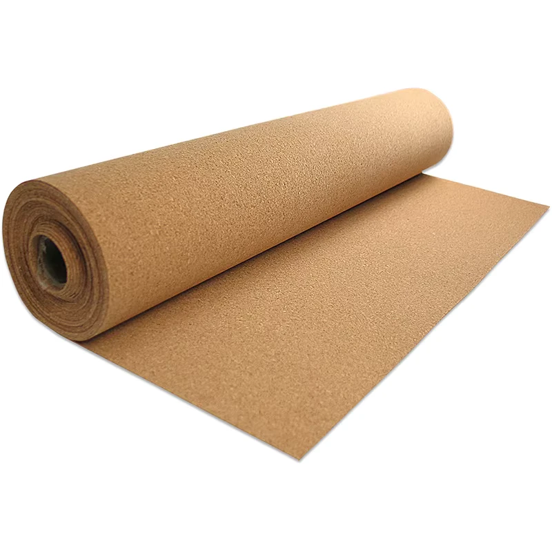 High Quality Eco-friendly Natural Cork Rolls Cork Tiles Floorsheets Customized Cork Flooring with Heat Andsound Insulation