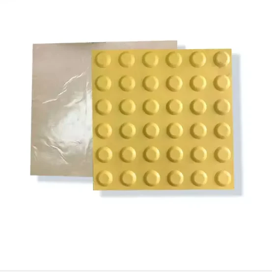 High Quality Heavy-Duty Non-Slip Outdoor Safety Flooring PVC Tactile Tile for Pavilion Use