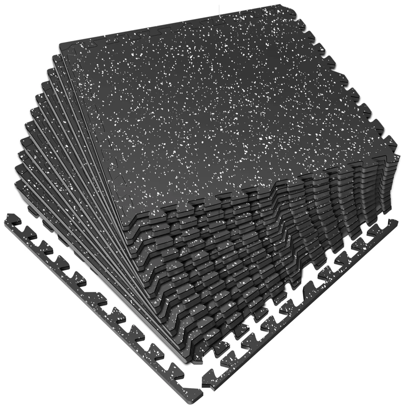 High Quality Interlocking Foam Protective Gym Floor Fitness 14Mm Gym Floor Equipment Mat Indoor Rubber Eva Gym Flooring Mat