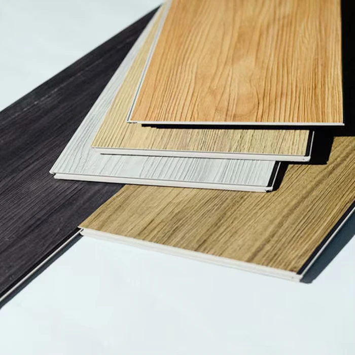High Quality Luxury SPC Laminated Flooring Click Black Vinyl Floor Tile