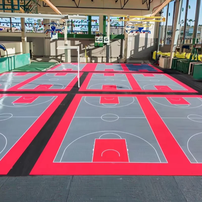 High Quality PVC Interlocking Floor for Indoor Outdoor Sports Waterproof Anti Slip Factory