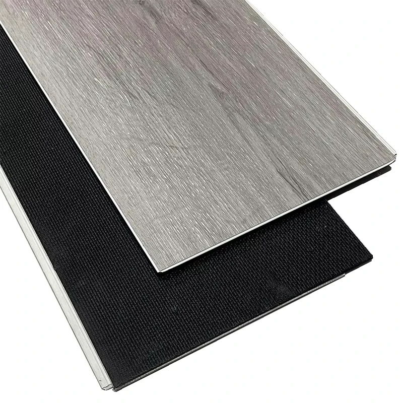 High Quality SPC Flooring Waterproof Fireproof Wood Grain Textured Vinyl Plastic Flooring