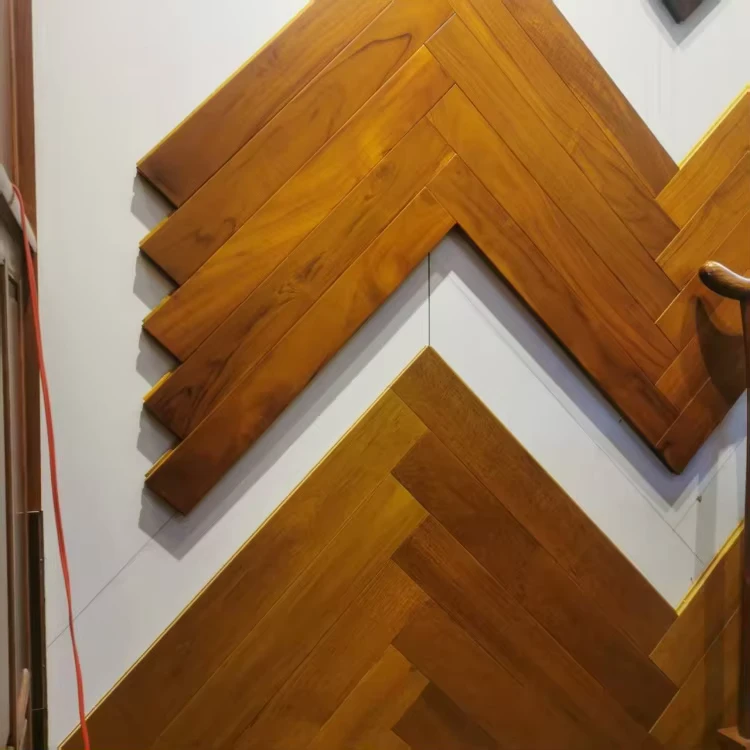 High Quality Teak Engineered Solid Composite Wood Flooring Engineered Wood Flooring Solid Wood Composite Floor for Hotel Villa