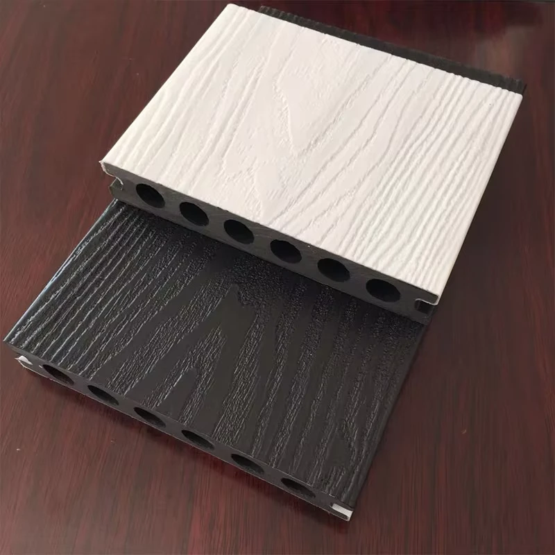 High Quality WPC Decking Boards Custom Color Fireproof Waterproof Solid Plastic Wood Composite for Outdoor