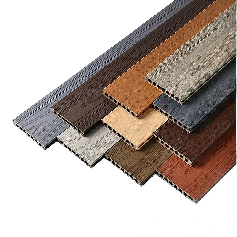 High Quality WPC Decking Co Extrusion Outdoor Composite Decking With Rustic 3D Effect