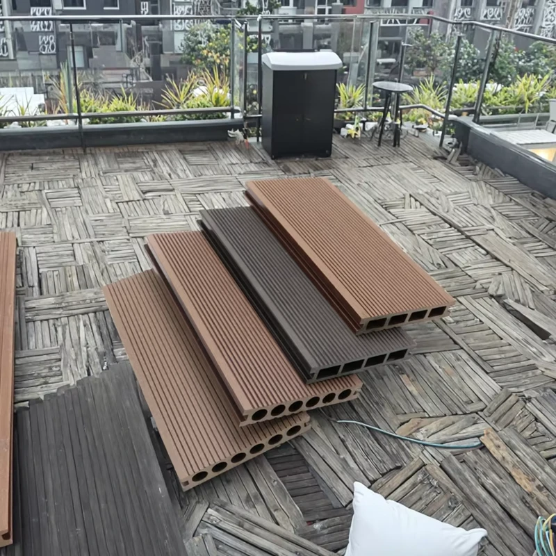 High Quality WPC Decking Hard Wearing Composite Waterproof Patio WPC Outdoor Decking