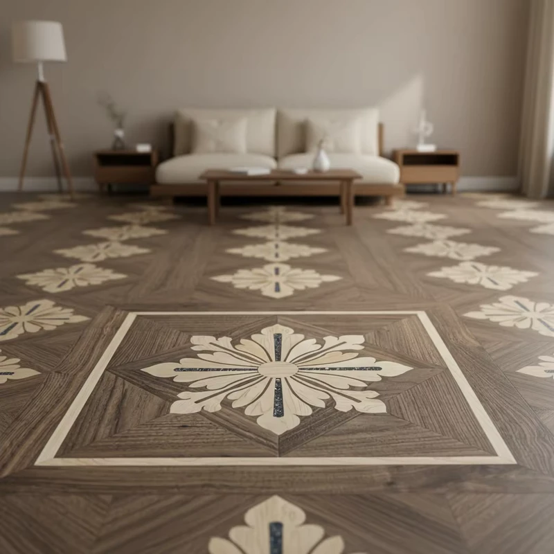 High Quality White Oak Smooth Multilayer Engineered Parquet Flooring for Kitchen Living Room Villa Commercial Spaces 5+ Year