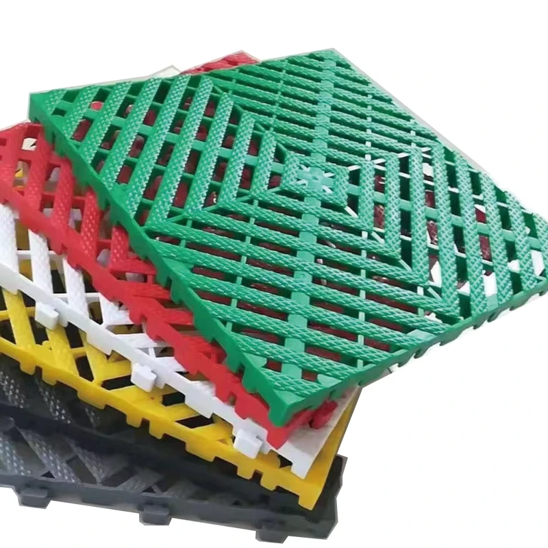 High Strength 18 mm Thickness Stock Interlocking Tiles Splicing Grid Grille Garage Flooring for Garage Floor