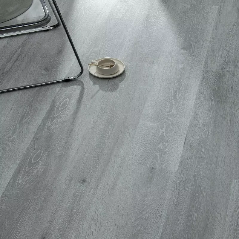 High grade grey high quality multilayer solid wood laminate floor solid wood core lock rubber wood material factory direct sales