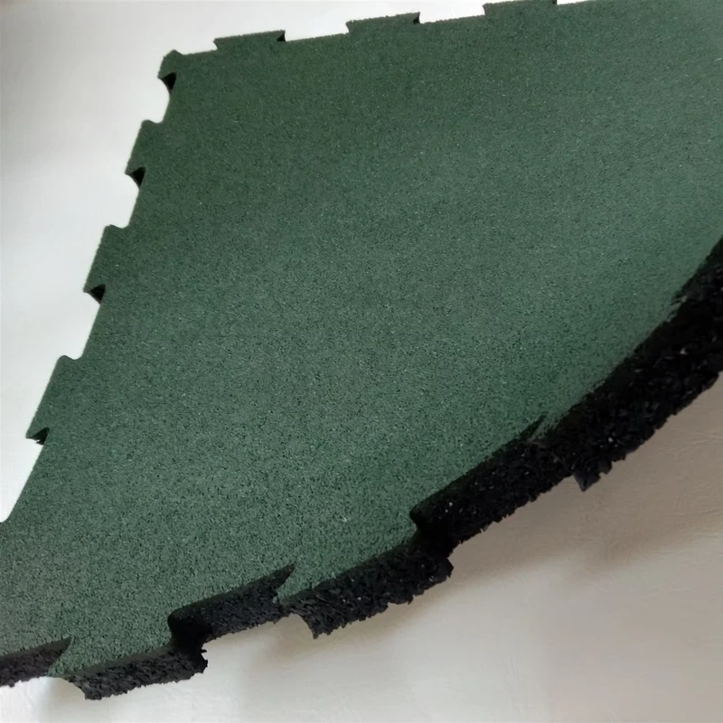 High-performance Interlocking Recycled Rubber Flooring Tiles GYM R Floormat Impact-resistant High Density Sports Cushioning
