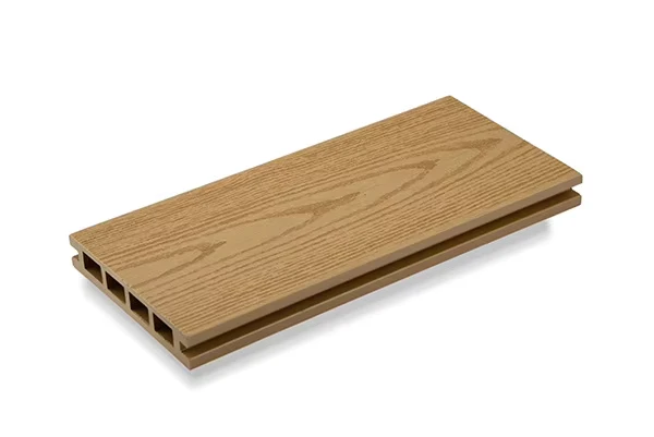 High quality Waterproof 146 24mm Hollow WPC Decking Board Wood Grain Surface for Outdoor Use Terraces Balconies Pools