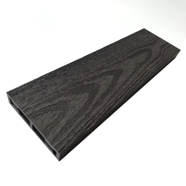 Hollow Outdoor Walkway Decking WPC Wood Plastic Flooring Custom Design Composite Decking Board