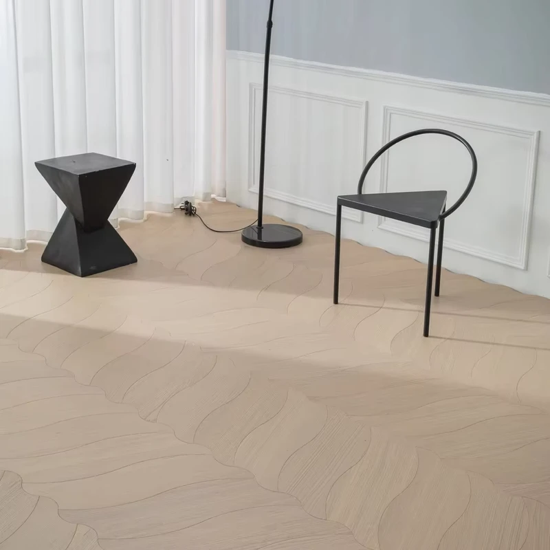 Hybrid Flooring Waterproof Natural 15mm Thickness Real Oak Parquet Solid Wooden Floors