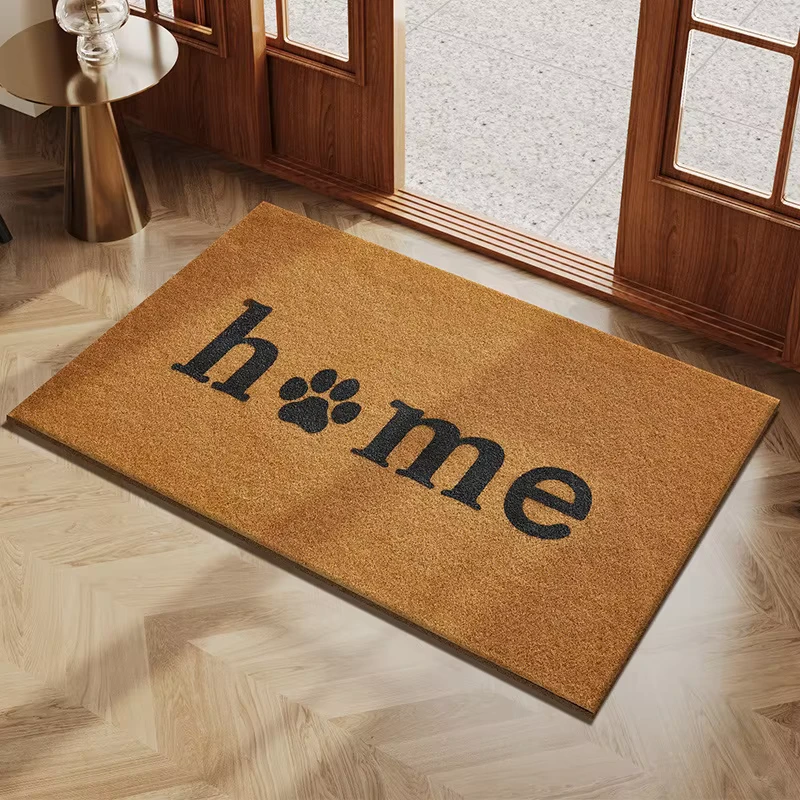 Imitation Coconut Palm Entrance Door Mat Welcome Floor Rugs Durable Wear Resistant Home Hotel Mats Modern Balcony Foot Pad