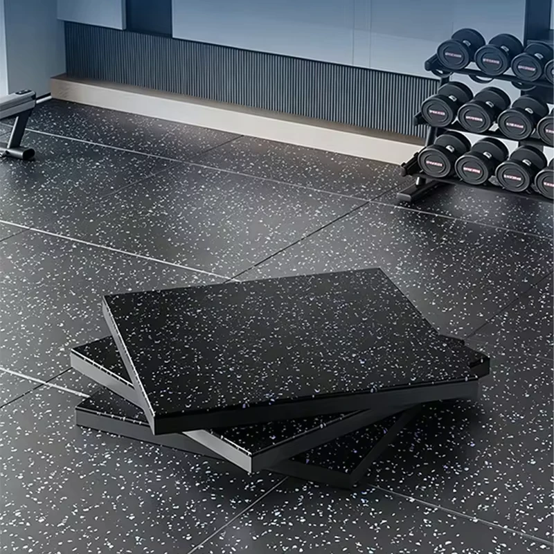 Indoor Rubber Mat Protective Flooring Soundproof Shock Absorbing Rubber Tiles Gym Floor Anti Bump Anti Pressure Rubber Mat