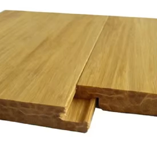 Indoor Solid Wood Composite Bamboo Flooring 14mm Thickness Natural Color Eco friendly Flooring