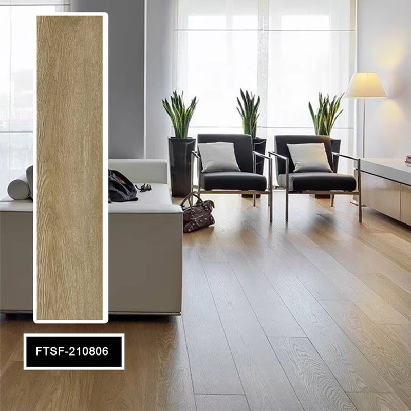 Indoor WPC Flooring Waterproof Wood Plastic Composite Flooring for Apartment Hotel Construction Building Projects Use