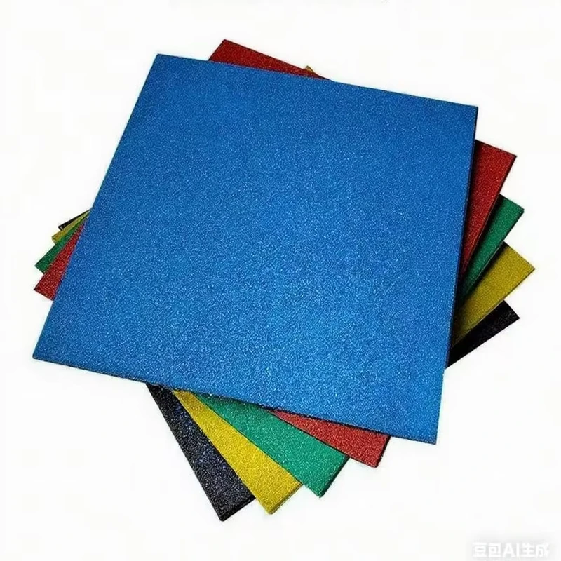 Indoor and Outdoor Sport Rubber Flooring Gym Floor and Playground Tiles Durable Rubber Matting