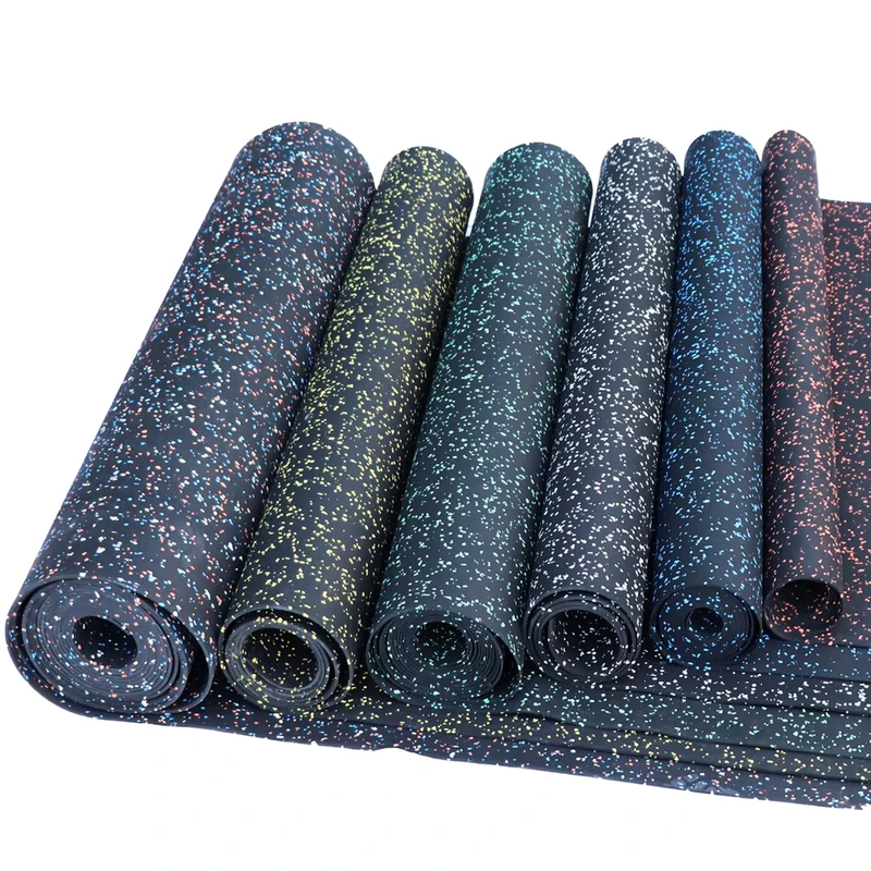 Interlock EPDM Seamless Gym Rubber Flooring Indoor Sports Field Carpet Tiles Roll Fitness Floor Mat Sheet EPDM Playground