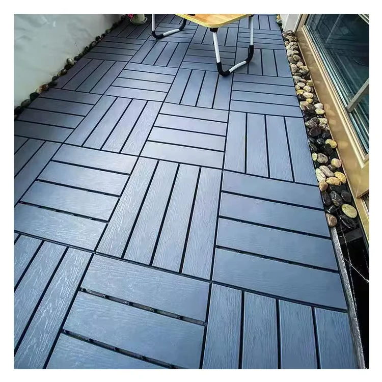 Interlocking Anti Slip Deck Tiles for Poolside Balcony Rooftop Terrace Drainage Design Quick Dry Surface
