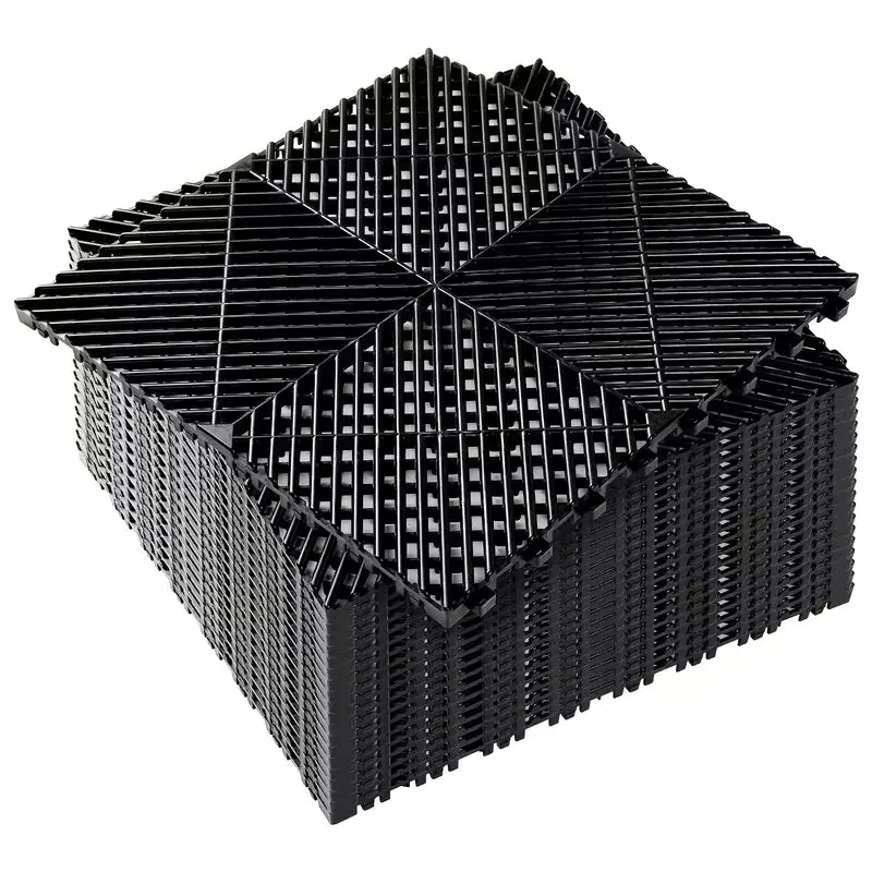 Interlocking Garage Floor Tiles PP Material Chinese Design Style Removable Flooring for Workshops Direct Manufacturer