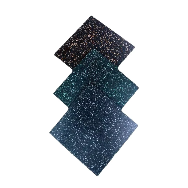 Interlocking Gym Rubber Floor Mats Soundproof Composite Protective Flooring with Shock Absorbing Properties