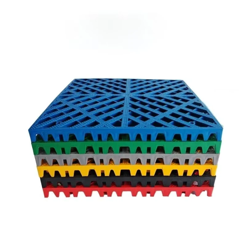 Interlocking Plastic Floor Grating for Car Washes and Garages Interlocking Plastic Floor Mats in Multiple Colors Available