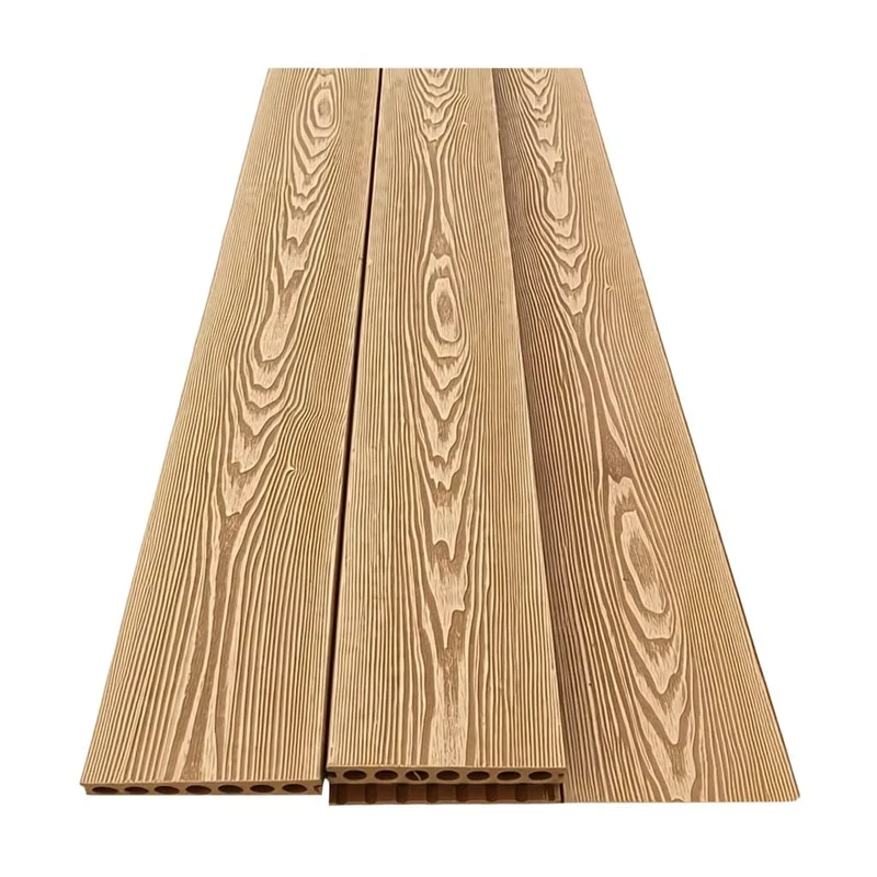 JTL High Quality Solid Wood Embossed Wood Grain Surface Modern Outdoor Wood Plastic Composite Decking Floor