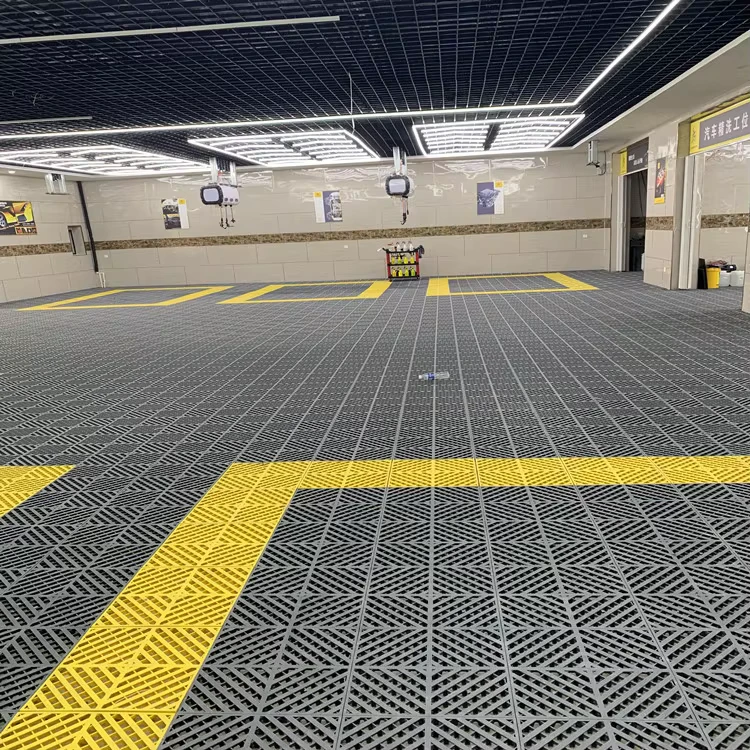 LHDT Modular PP Decking Interlocking Eco Friendly Anti Slip Durable Sports Flooring for Indoor Basketball Pickleball Courts